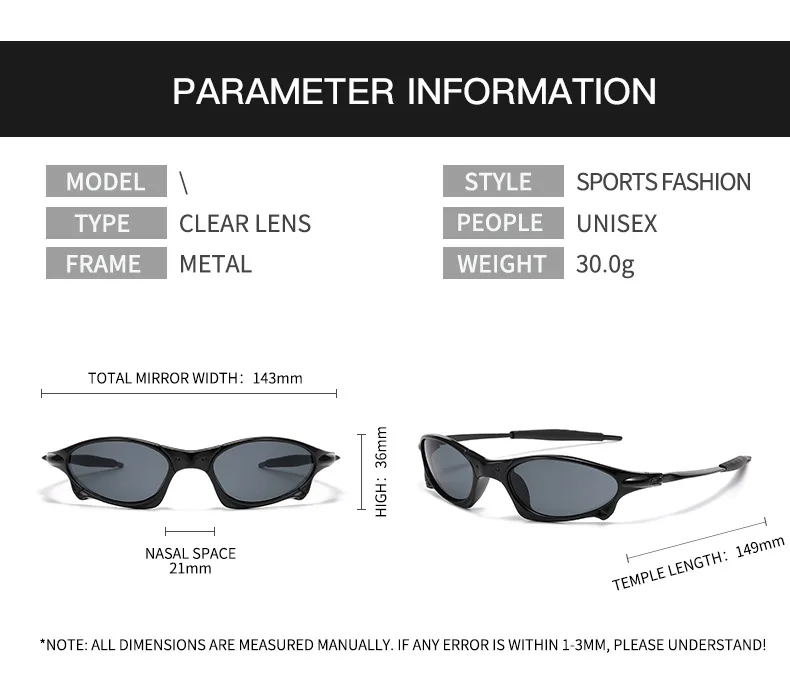 Unisex Sports Lightweight UV400 Sports Sunglasses for Men and Women – Outdoor Cycling & Hiking Fishing Goggles