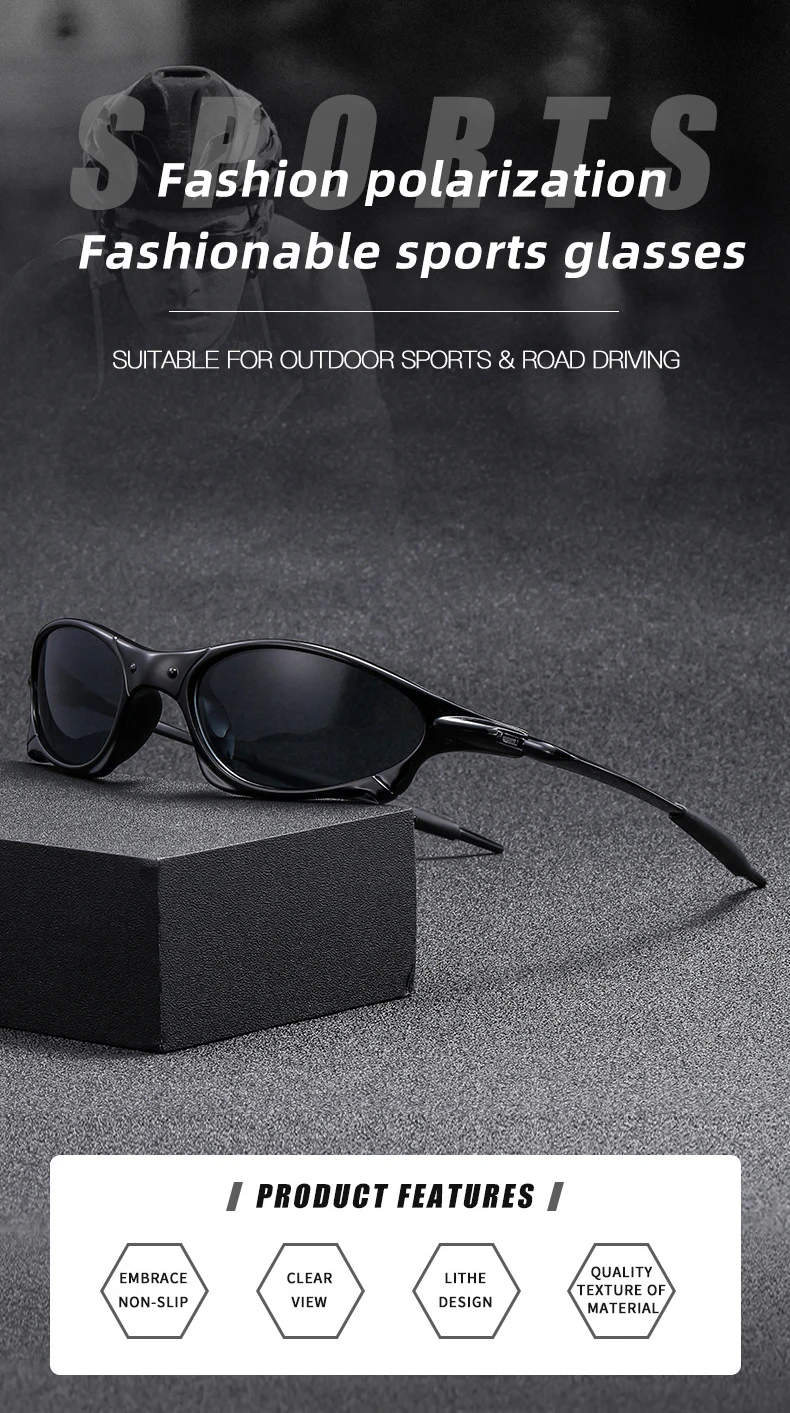 Unisex Sports Lightweight UV400 Sports Sunglasses for Men and Women – Outdoor Cycling & Hiking Fishing Goggles