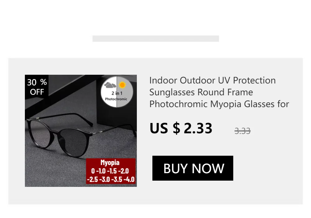 Square Rimless Photochromic Myopia Glasses Men Women Business Anti-UV Nearsighted Eyewear Retro Eyeglasses 0-1.0-4.0