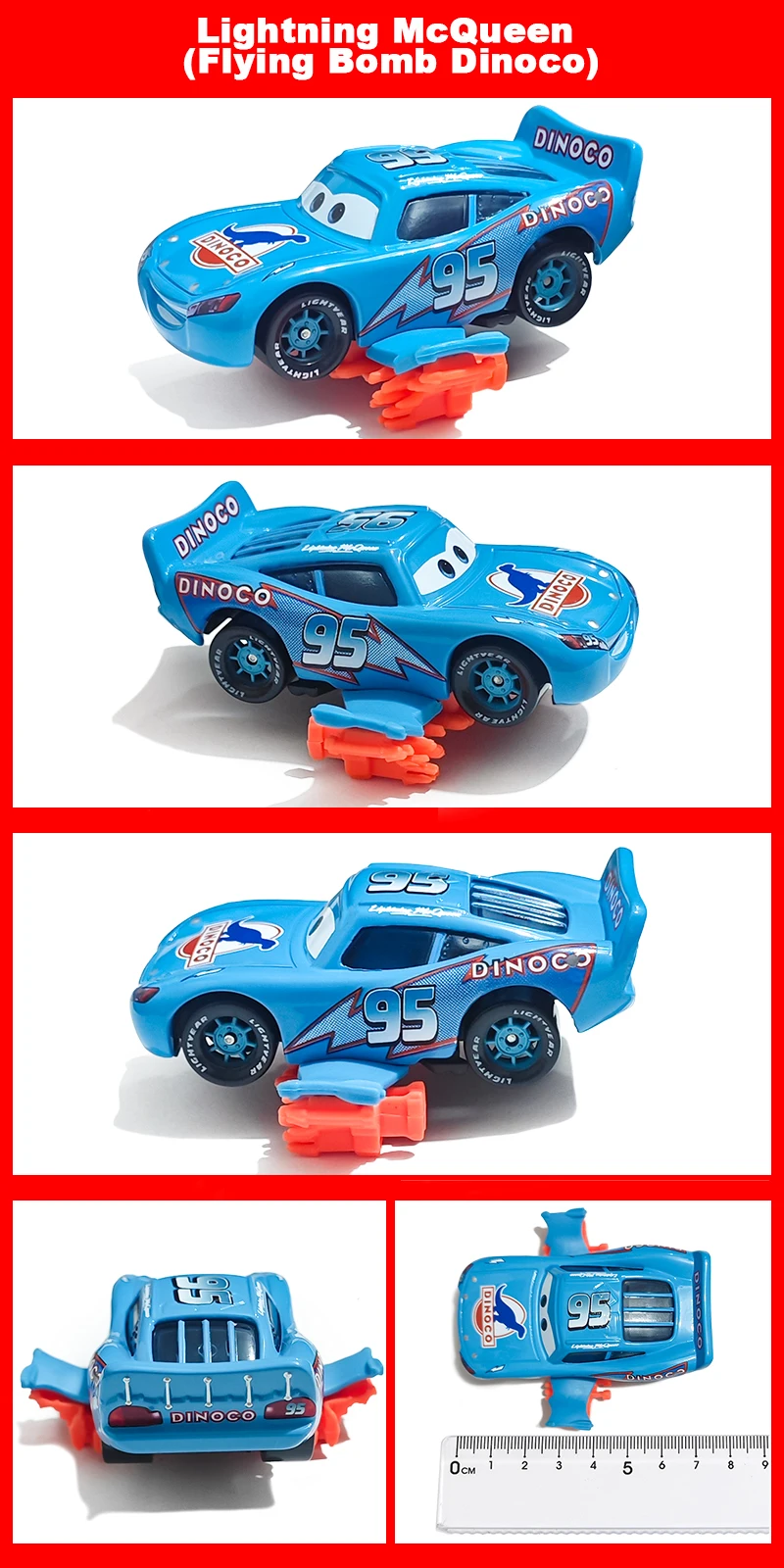 Pixar Cars Electroplated Pink 95 Lightning McQueen 1/55 Metal Die Casting Model Car Alloy Material Collectibles Racing Toys