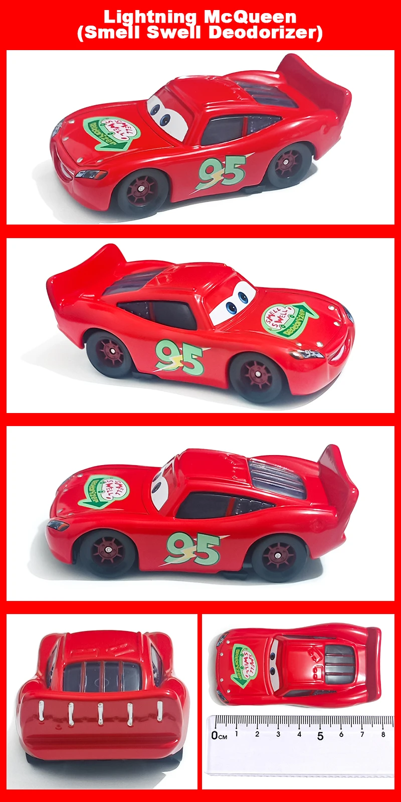 Pixar Cars Electroplated Pink 95 Lightning McQueen 1/55 Metal Die Casting Model Car Alloy Material Collectibles Racing Toys