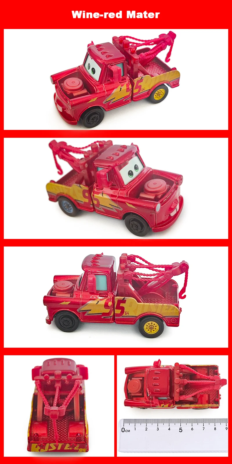 Pixar Cars Electroplated Pink 95 Lightning McQueen 1/55 Metal Die Casting Model Car Alloy Material Collectibles Racing Toys