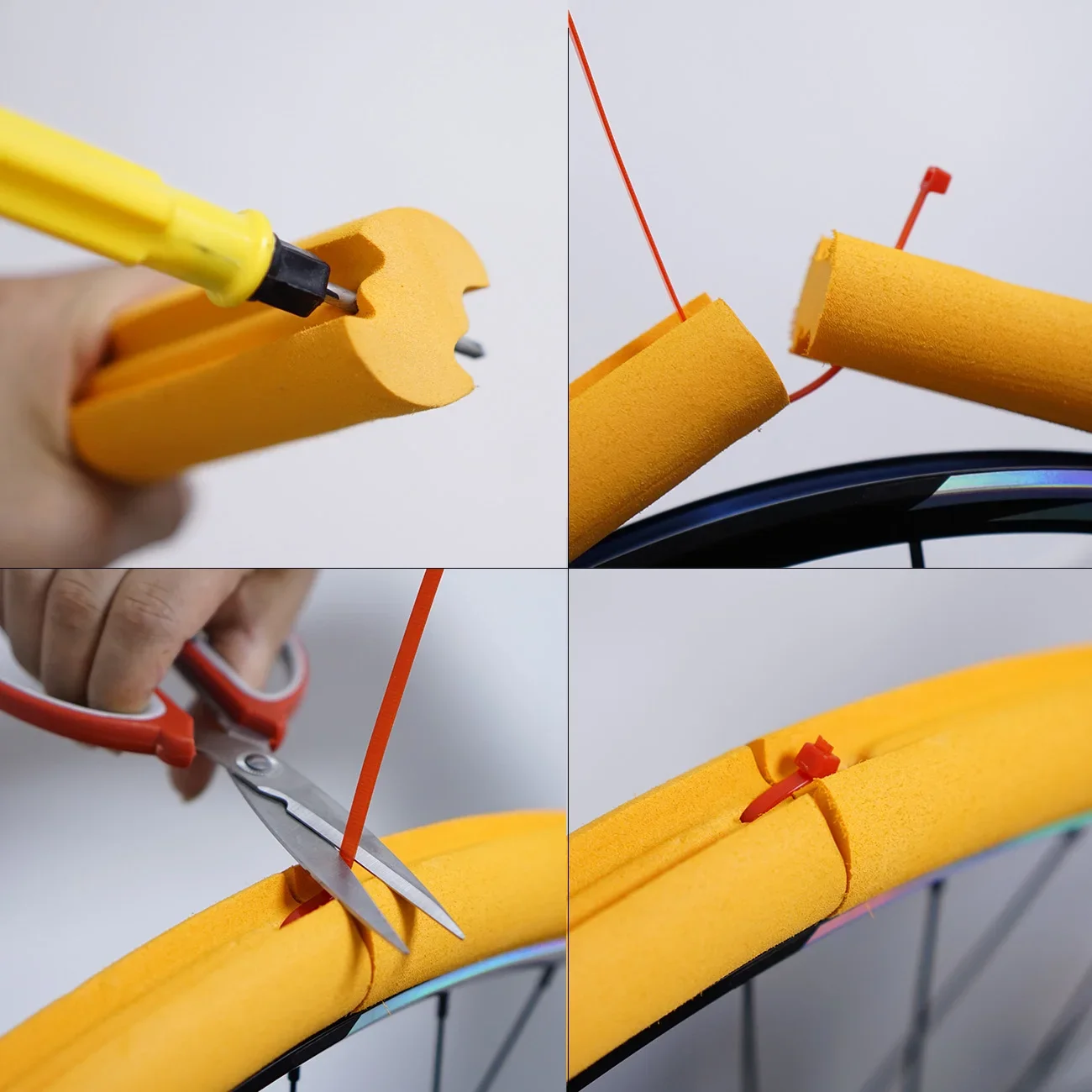 ZTTO MTB Road Bike Tubeless Tire Inserts Pad 700c 27.5 29 Bicycle Tyre Air Insert Liner Foam Tape 25c 28c 32c 26 1.9 2.2 2.3 2.5