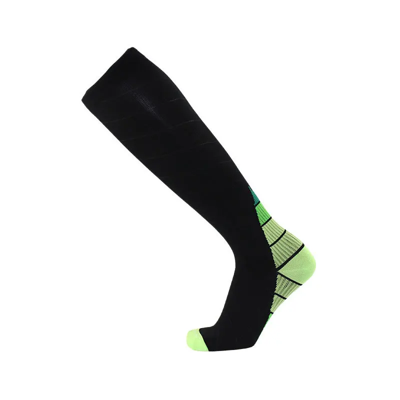 Brothock Outdoor Running pressure socks adult nylon sports socks new custom elasticity fitness stockings knee compression socks