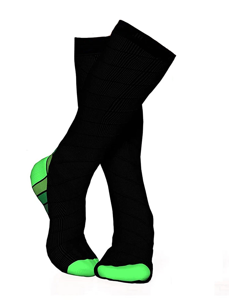 Brothock Outdoor Running pressure socks adult nylon sports socks new custom elasticity fitness stockings knee compression socks
