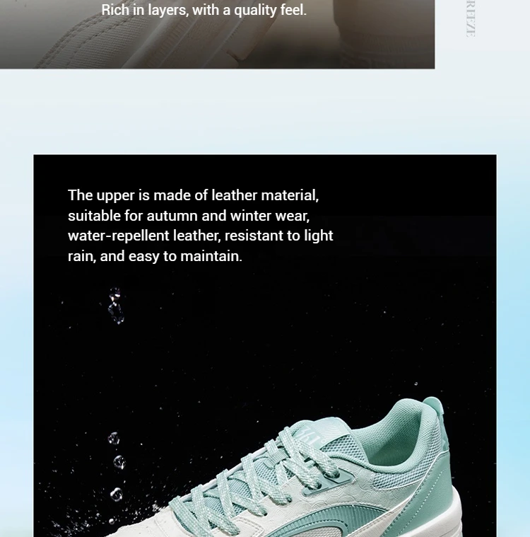 361 Degree NEW Men Skateboard Shoes Casual Splash Proof Leisure Non-Slip Wear-Resistant Soft Elastic Male Sneakers 672536608