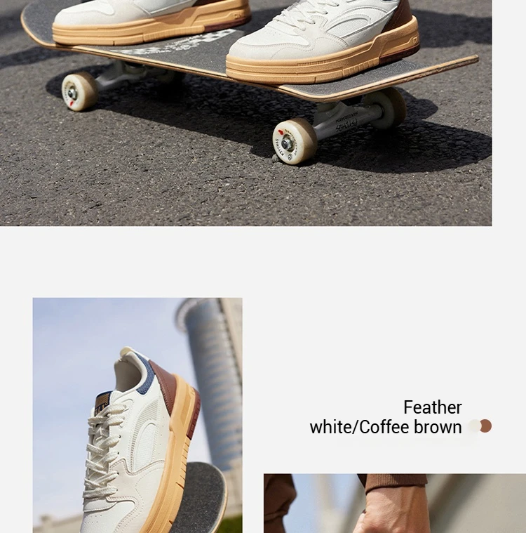 361 Degree NEW Men Skateboard Shoes Casual Splash Proof Leisure Non-Slip Wear-Resistant Soft Elastic Male Sneakers 672536608