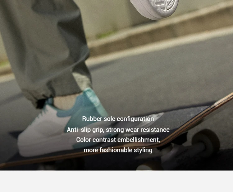 361 Degree NEW Men Skateboard Shoes Casual Splash Proof Leisure Non-Slip Wear-Resistant Soft Elastic Male Sneakers 672536608