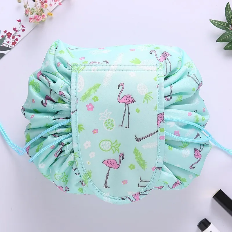 Women Travel Magic Pouch Drawstring Cosmetic Bag Organizer Lazy Make Up Cases Storage Bag Kit Box Tools Toiletry Beauty Case