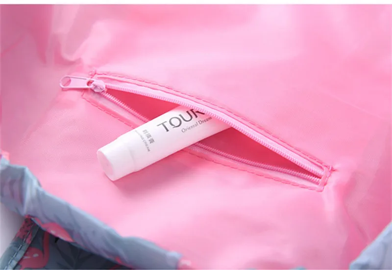 Women Travel Magic Pouch Drawstring Cosmetic Bag Organizer Lazy Make Up Cases Storage Bag Kit Box Tools Toiletry Beauty Case
