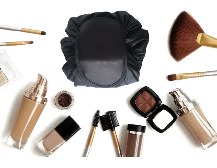 Women Travel Magic Pouch Drawstring Cosmetic Bag Organizer Lazy Make Up Cases Storage Bag Kit Box Tools Toiletry Beauty Case