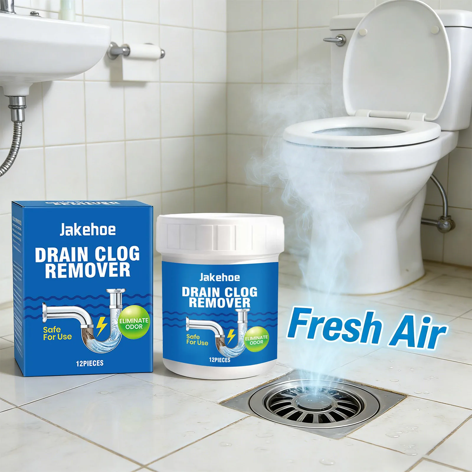 Pipeline Dredging Cleaner Removing Oil Stains Clearing Hair Blockages Eliminating Odors Bathroom Drainage Pipe Cleaning Tablets