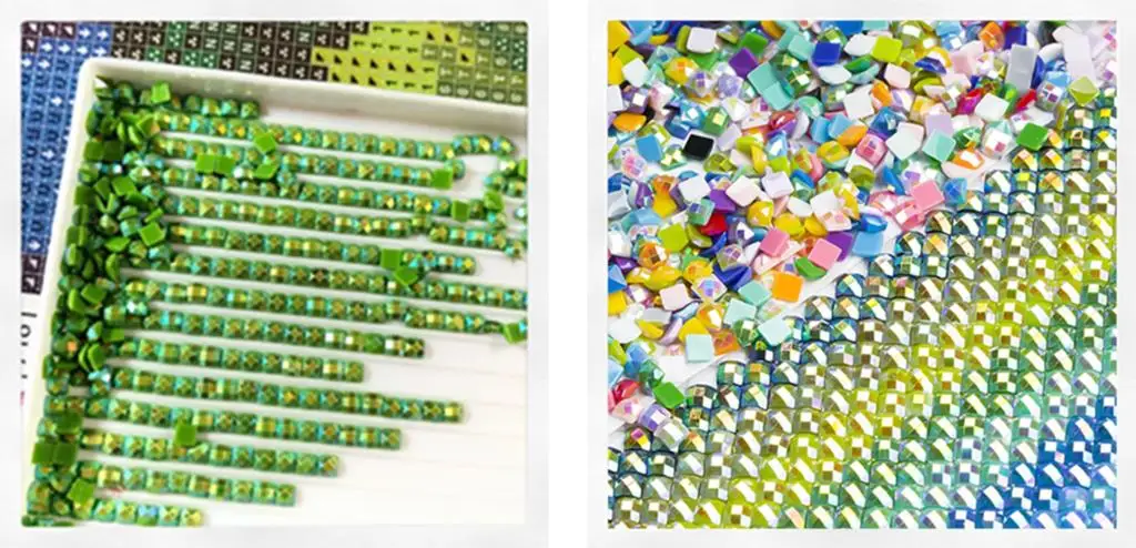 Resin Photo Custom Diamond Painting Print Colored Canvas Borders Symbol Stickers FD AB Crystal Full Drill 5D DIY Private Decor