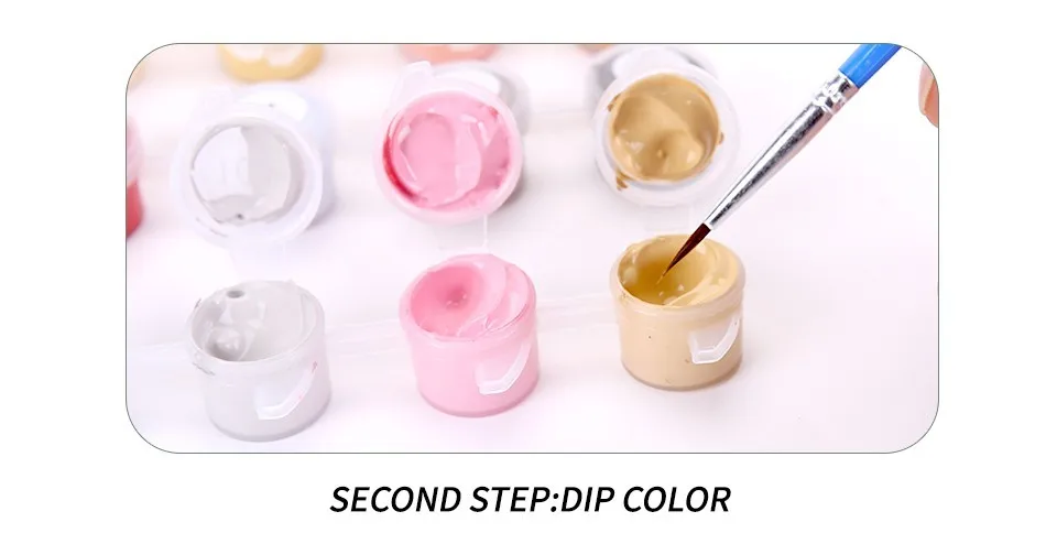 GATYZTORY Acrylic Painting By Numbers Handicrafts Girl Coloring By Numbers Wall Decor For Adults Artwork Diy Set Gift