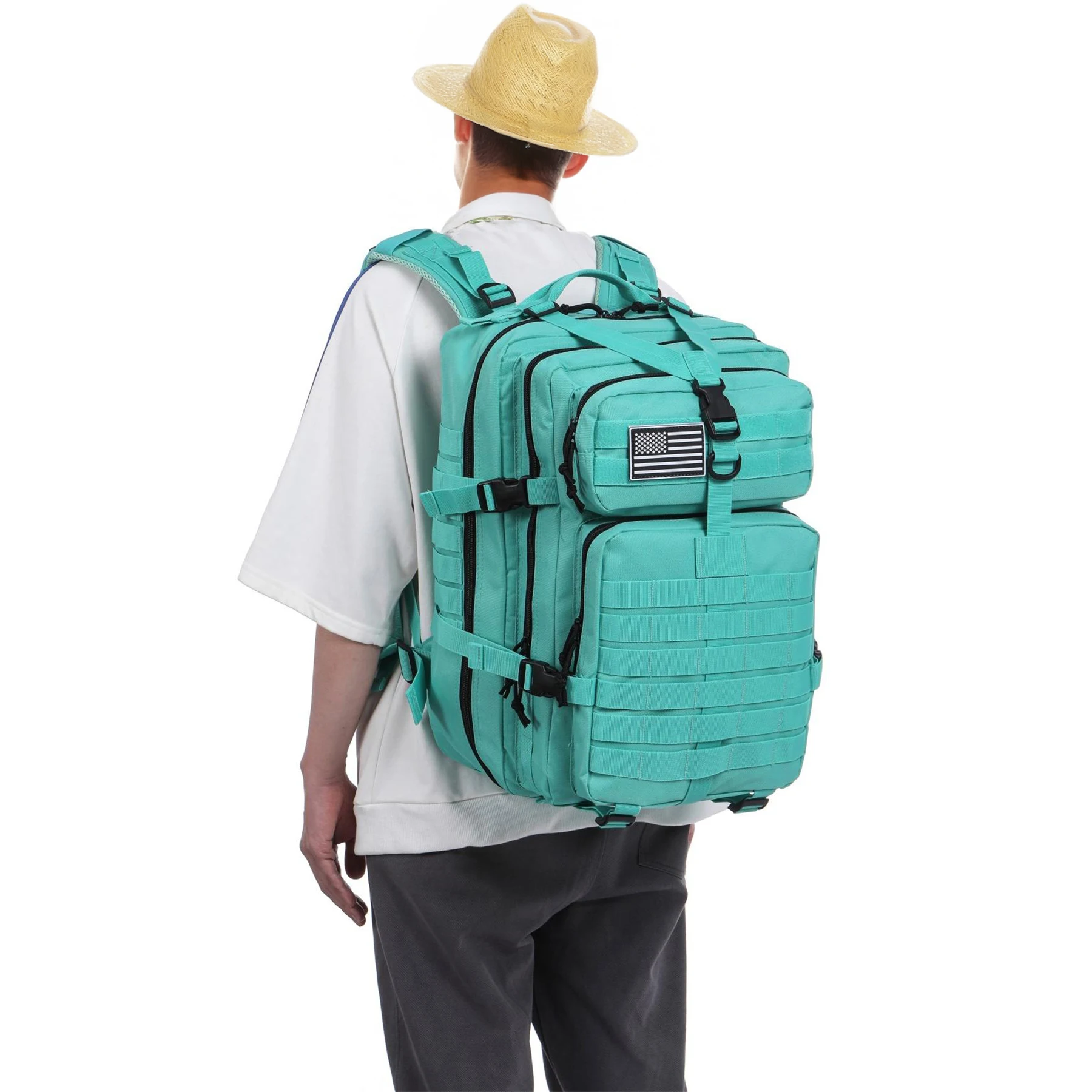 25L/50L 1000D Nylon Waterproof Trekking Fishing Hunting Bag Backpack Outdoor Rucksacks Tactical Sports Camping Hiking
