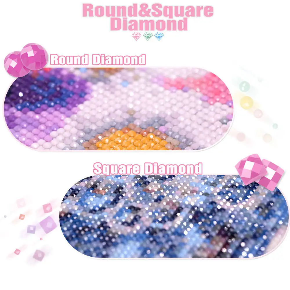 Huacan New Arrivals 2025 Diamond Painting Peacock Flower Diamond Mosaic Animal Complete Kit Craft Kit