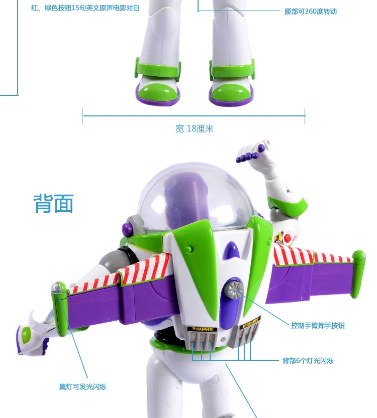 In Stock ToyStory5 40cm Woody Action Figures English Sound Character Doll Cloth Cowboy Movie Merchandise Collection Gifts