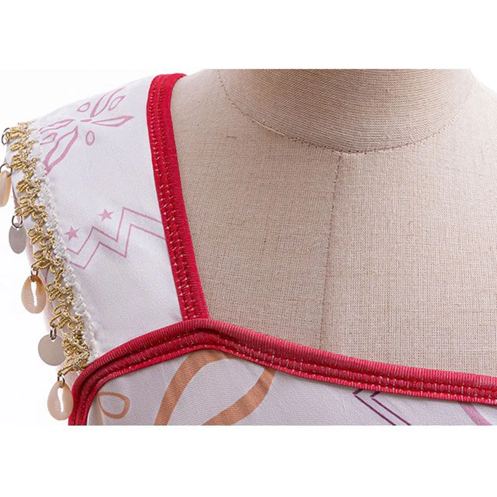 Girls Moana Dress Halloween Party Adventure Costume Girl Princess Fancy Clothes Children