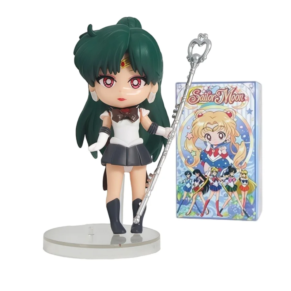 Sailor Moon Figure Blind Box Anime Usagi Tsukino/Chiba Mamoru/Chibiusa Cartoon Figurine Collectible Doll PVC Desktop Model Toys