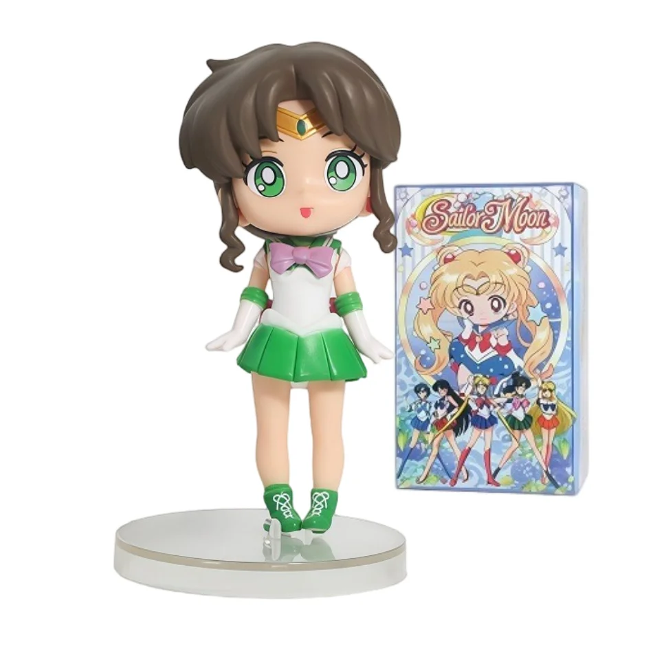 Sailor Moon Figure Blind Box Anime Usagi Tsukino/Chiba Mamoru/Chibiusa Cartoon Figurine Collectible Doll PVC Desktop Model Toys