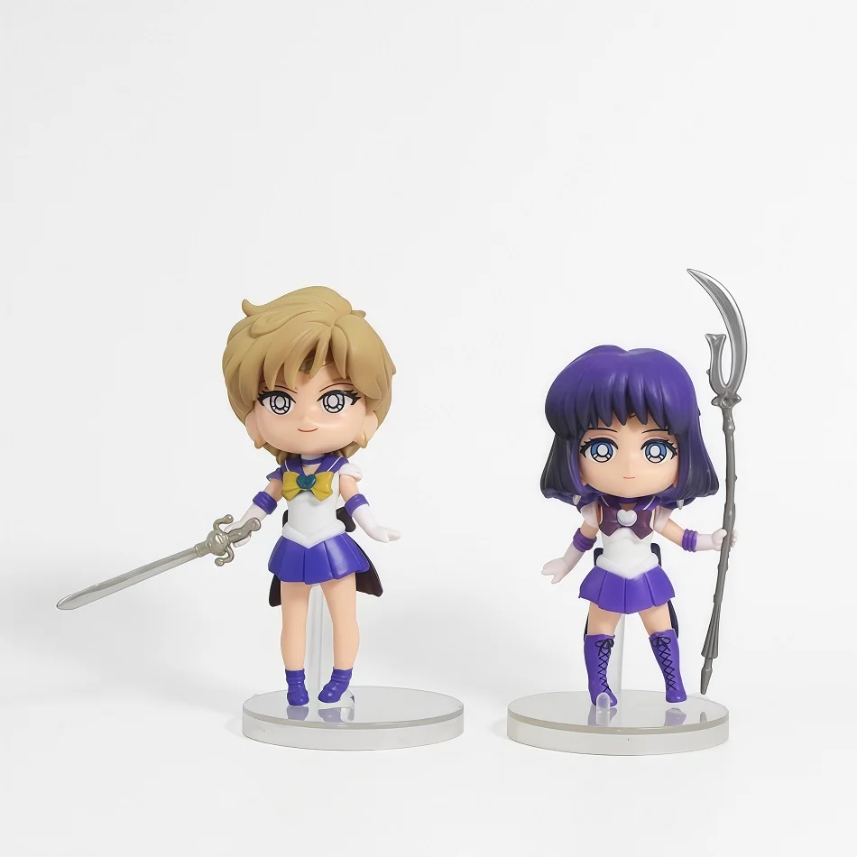 Sailor Moon Figure Blind Box Anime Usagi Tsukino/Chiba Mamoru/Chibiusa Cartoon Figurine Collectible Doll PVC Desktop Model Toys