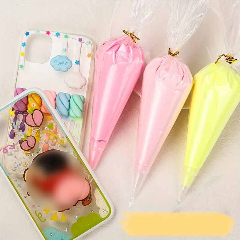 60g Imitation Cream Glue Charms Handmade Whipped Phone Case Decoden Shaker Jewelry Tools Tools Professional