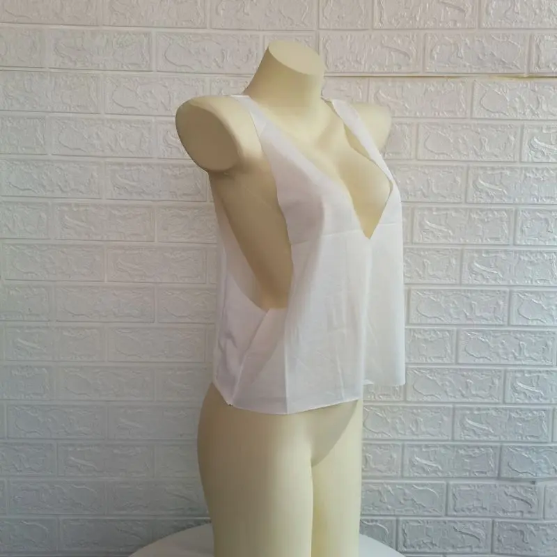 Women Sleeveless Sexy Side Hollow Out Tank Top Summer Loose Fit Crop Tees Gym Fitness Breathable Camisole Hot Girl Sporty Cloth
