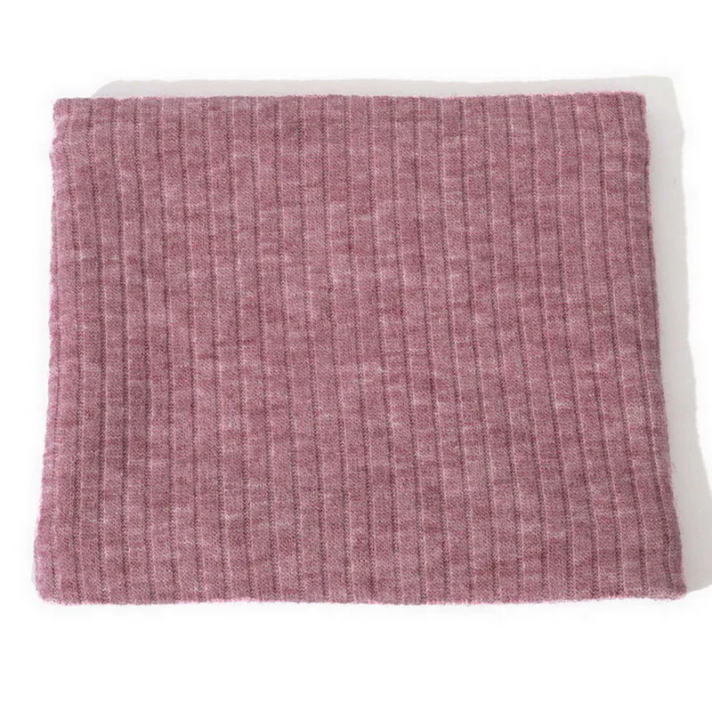 Unisex Knitted Warm Scarf Winter Autumn Ring Women Bandana Solid Fleece Scarf Men Headband Neck Scarf Shawl