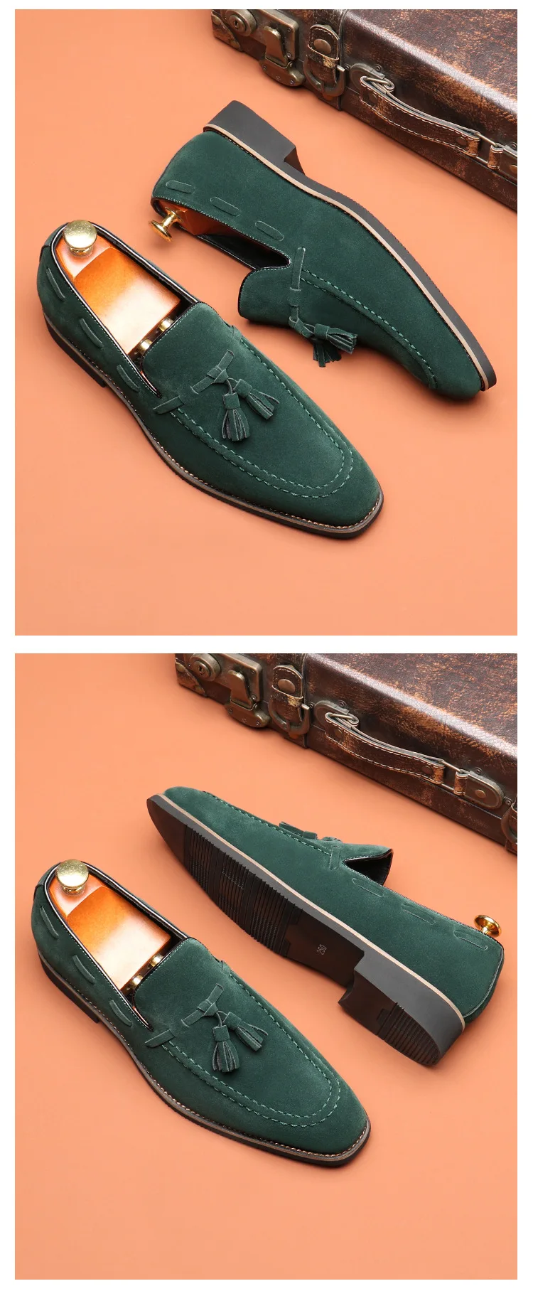 Men's Casual Business Shoes Mens Classic British Style Penny Loafers Moccasins Fashion Party Wedding Flats for Men