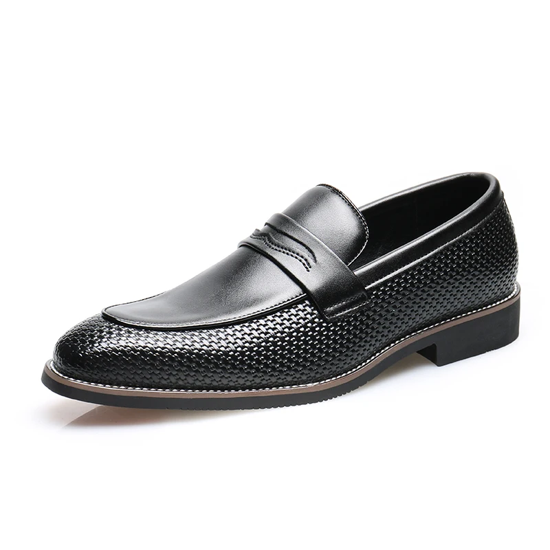 Men's Casual Business Shoes Mens Classic British Style Penny Loafers Moccasins Fashion Party Wedding Flats for Men