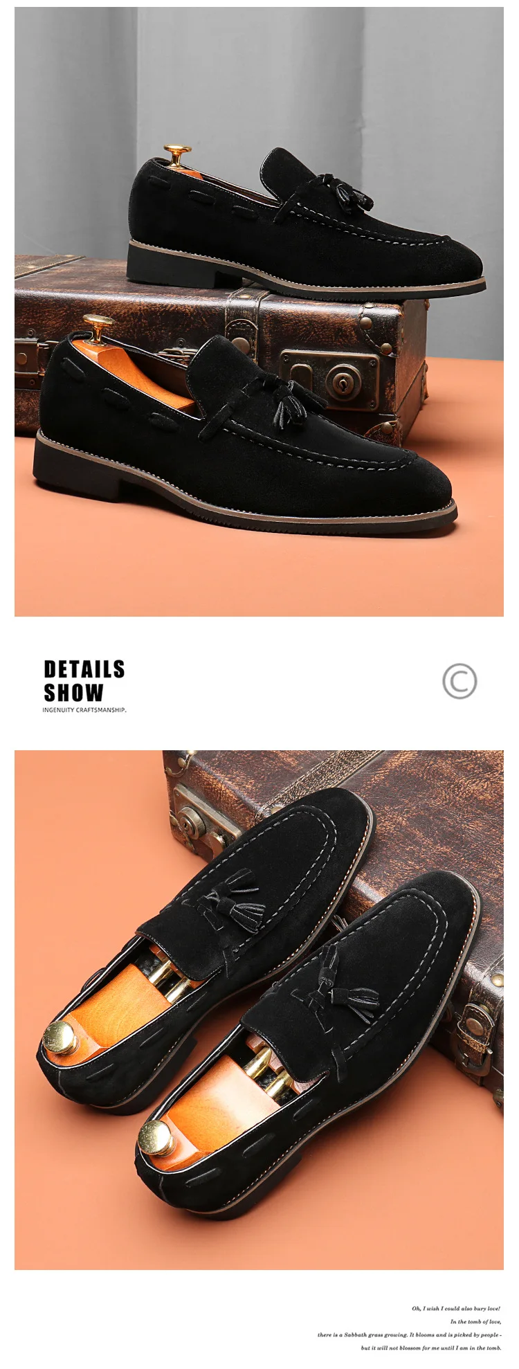 Men's Casual Business Shoes Mens Classic British Style Penny Loafers Moccasins Fashion Party Wedding Flats for Men