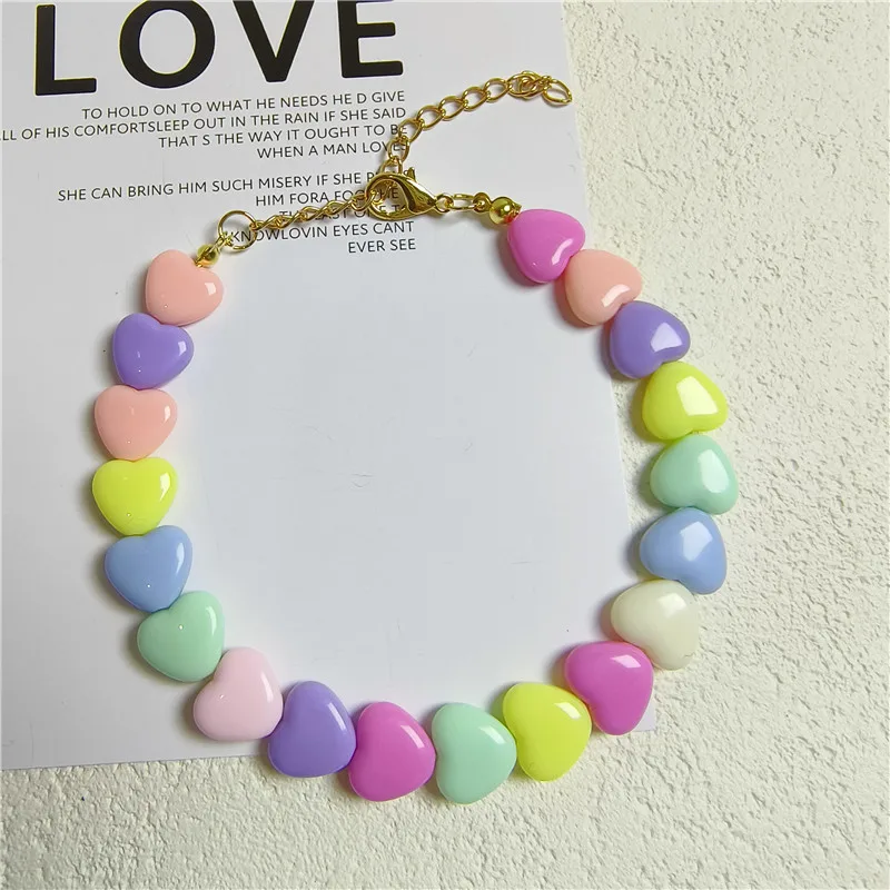 Colorful Pearl Dog Necklace Collar Fashion Jeweled Puppy Cat Collar Candy Color Dog Choker Pet Accessories Supplies
