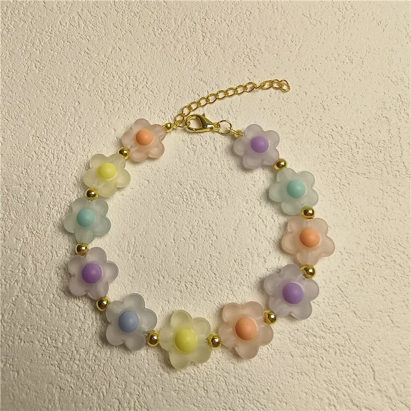Colorful Pearl Dog Necklace Collar Fashion Jeweled Puppy Cat Collar Candy Color Dog Choker Pet Accessories Supplies
