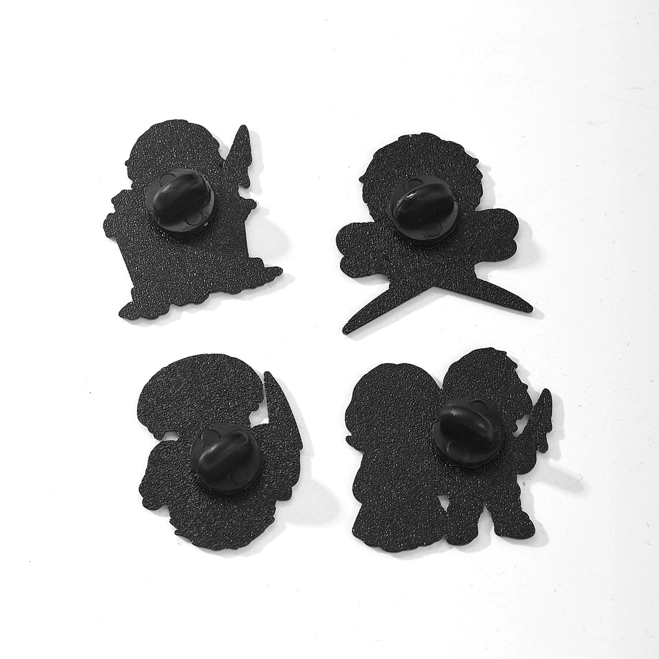 4-12Pcs Horror Movie Skeleton Joker Boys Enamel Pins Cartoon Killer Characters Brooch Fashion Lapel Badge Backpacks Jewelry Gift