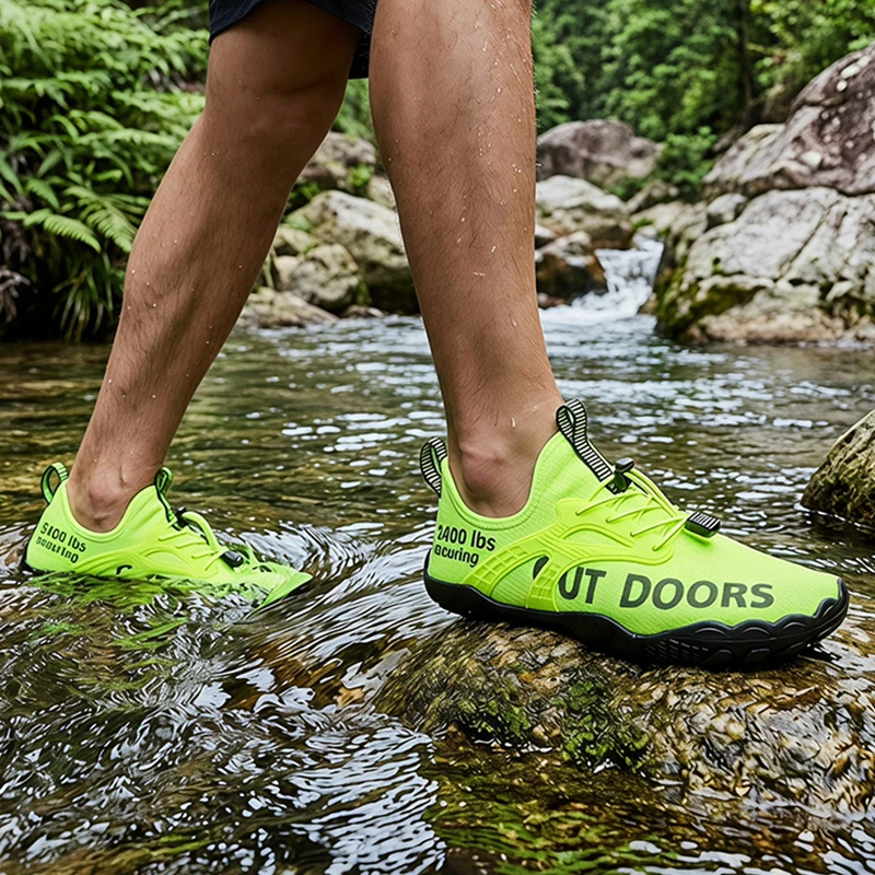 Unisex Quick Dry Water Shoes Men Women Colorful Beach Swimming Surfing Seaside Aqua Shoes Couple Barefoot Upstream Sneakers