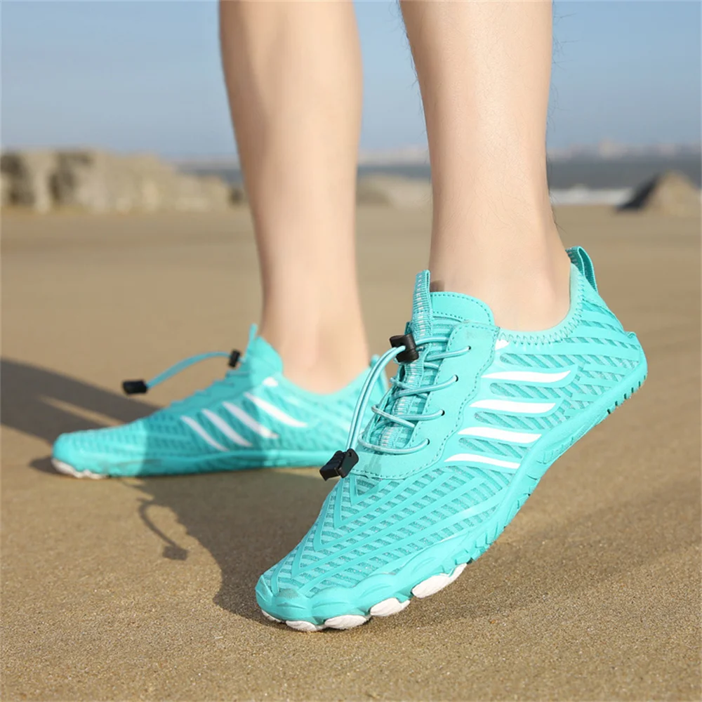 Unisex Quick Dry Water Shoes Men Women Colorful Beach Swimming Surfing Seaside Aqua Shoes Couple Barefoot Upstream Sneakers