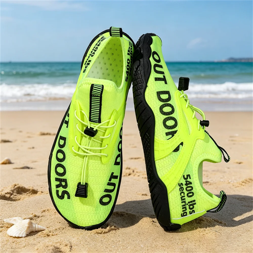 Unisex Quick Dry Water Shoes Men Women Colorful Beach Swimming Surfing Seaside Aqua Shoes Couple Barefoot Upstream Sneakers