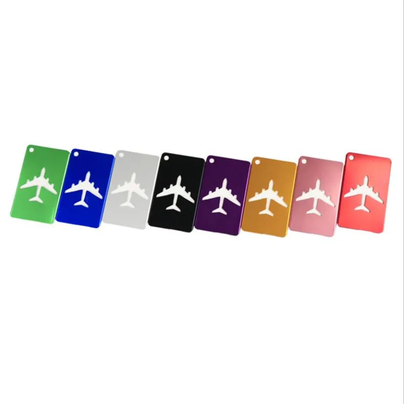 Fashion Metal Travel Luggage Tags Baggage Name Tags Suitcase Address Label Holder Aluminium Alloy Luggage Tag Travel Accessories