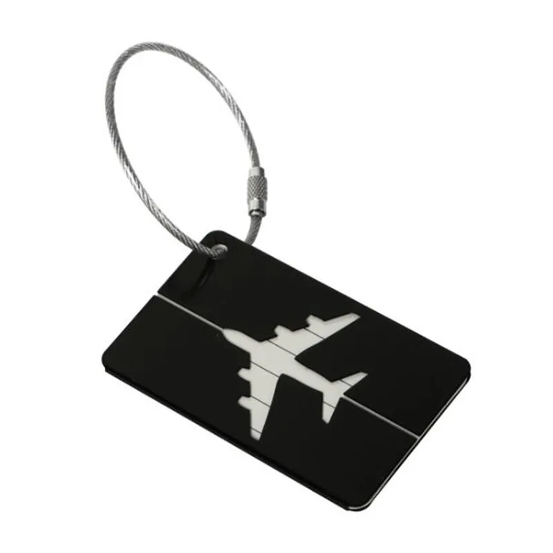 Fashion Metal Travel Luggage Tags Baggage Name Tags Suitcase Address Label Holder Aluminium Alloy Luggage Tag Travel Accessories