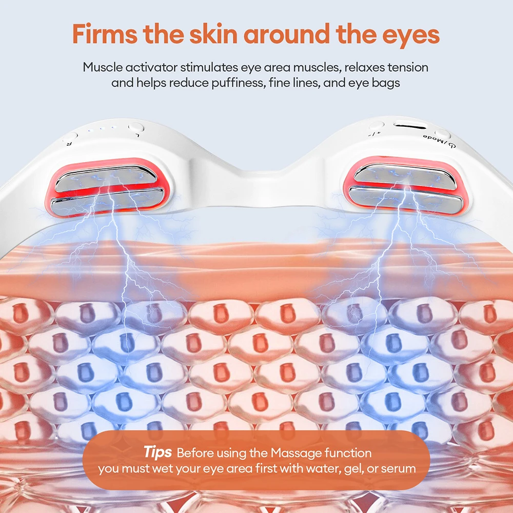 Eye Massager Relieves Eye Fatigue Eyes Massage Glasses Eye Fatigue Relief Massager Under-Eye Glasses Massager