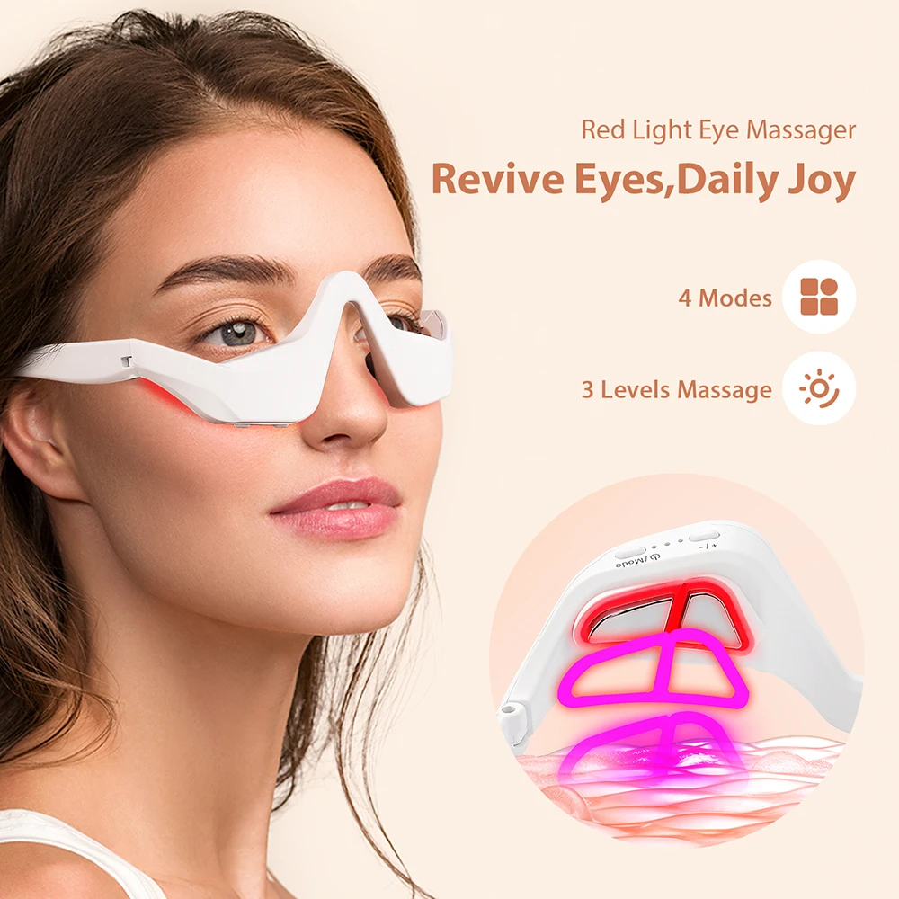 Eye Massager Relieves Eye Fatigue Eyes Massage Glasses Eye Fatigue Relief Massager Under-Eye Glasses Massager