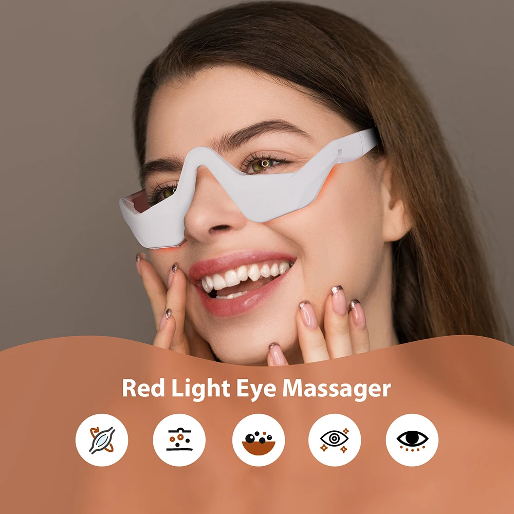 Eye Massager Relieves Eye Fatigue Eyes Massage Glasses Eye Fatigue Relief Massager Under-Eye Glasses Massager