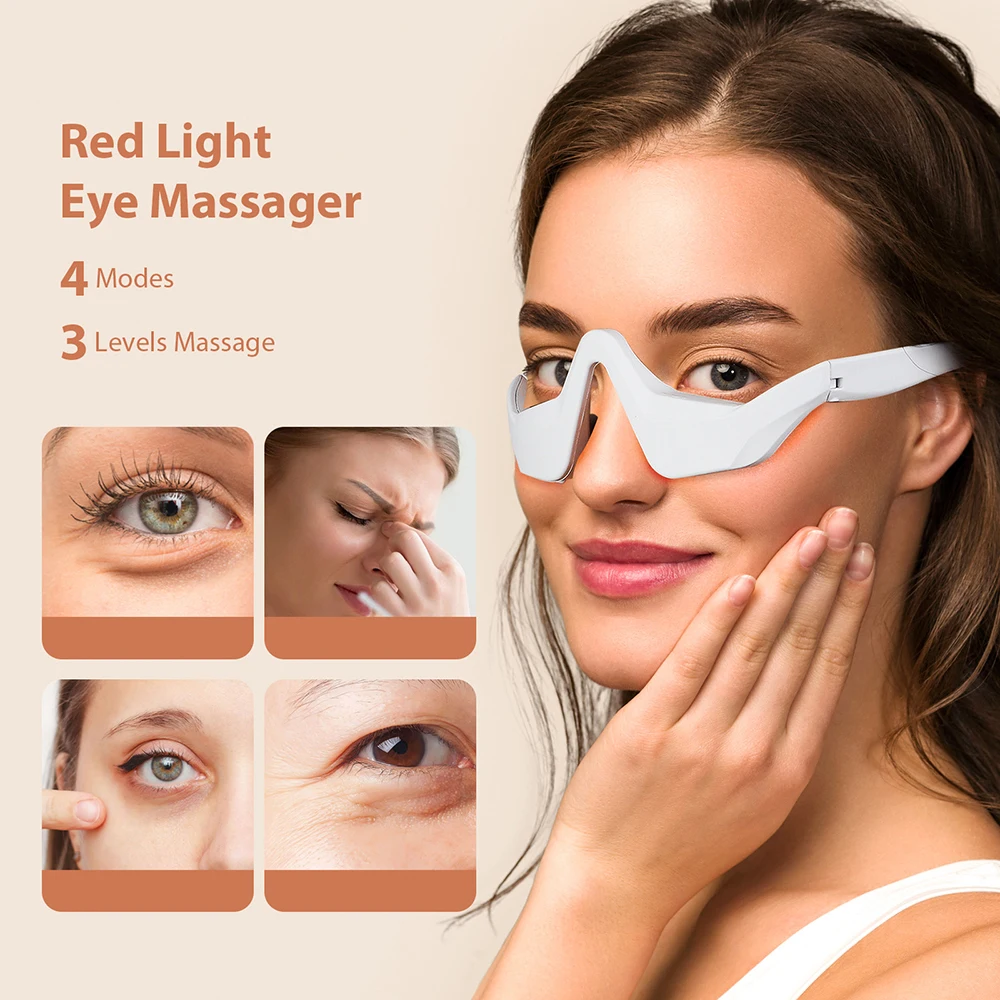 Eye Massager Relieves Eye Fatigue Eyes Massage Glasses Eye Fatigue Relief Massager Under-Eye Glasses Massager