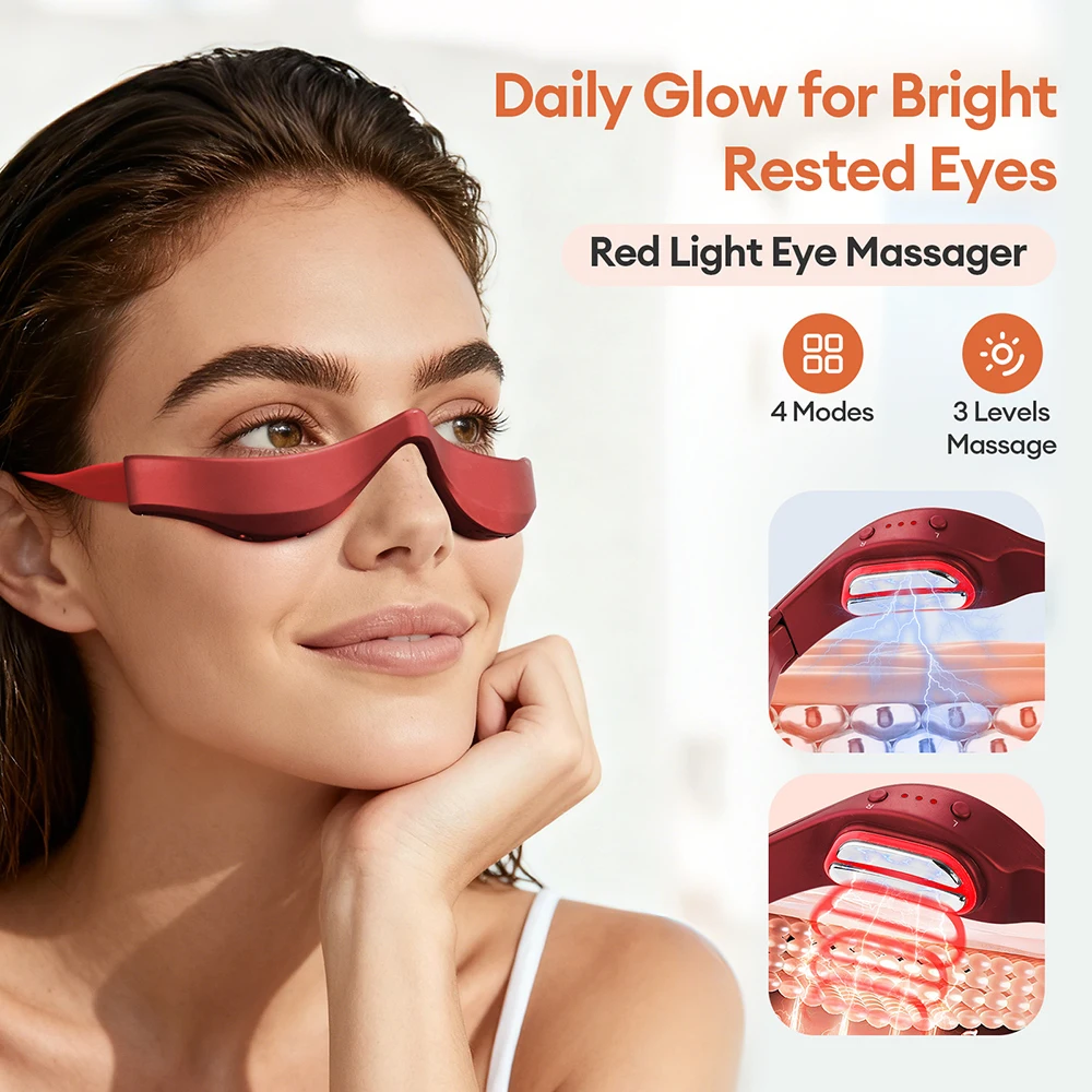 Eye Massager Relieves Eye Fatigue Eyes Massage Glasses Eye Fatigue Relief Massager Under-Eye Glasses Massager