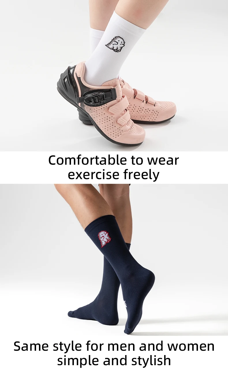 ROCKBROS Socks Men Women High Elasticity Breathable Running Cycling Socks Outdoor Climbing Hiking High Quality Socks 4 pair
