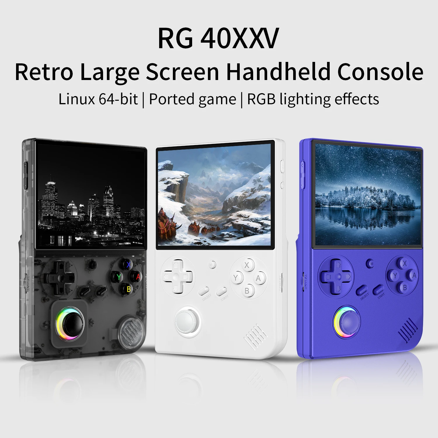 ANBERNIC RG40XXV & RG35XX Plus Retro Handheld Game Console 640*480 IPS Screen Linux 64-bit Support WIFI,Bluetooth,HDMI