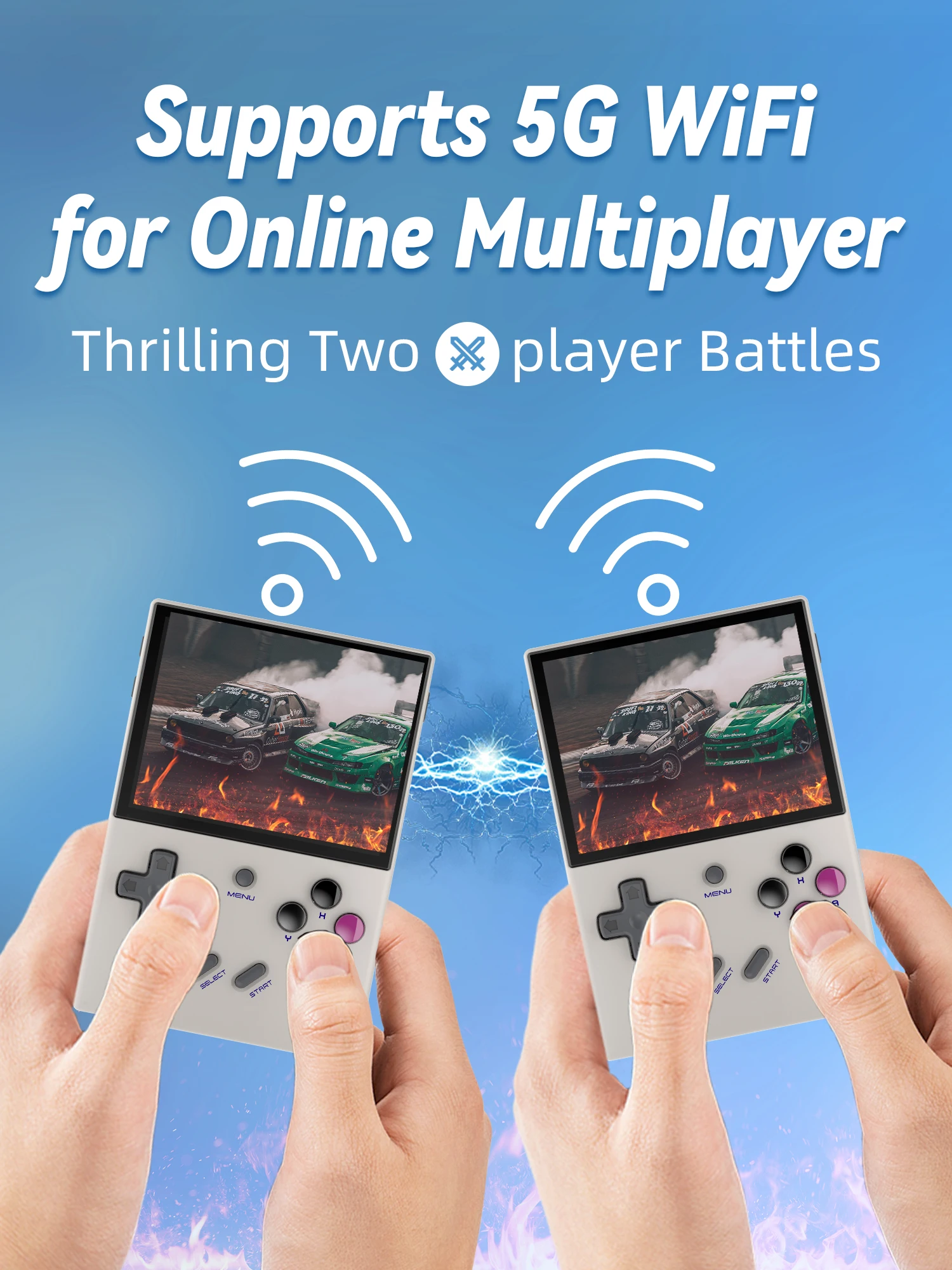 ANBERNIC RG40XXV & RG35XX Plus Retro Handheld Game Console 640*480 IPS Screen Linux 64-bit Support WIFI,Bluetooth,HDMI