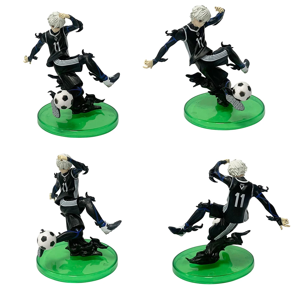 BLUE LOCK Anime Isagi Yoichi Seishiro Bachira Meguru Bachira Meguru Mikage Reo PVC Action Figures Anime Cartoon Model Toy Gift