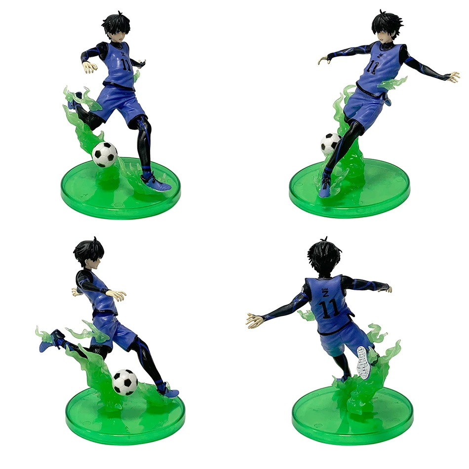 BLUE LOCK Anime Isagi Yoichi Seishiro Bachira Meguru Bachira Meguru Mikage Reo PVC Action Figures Anime Cartoon Model Toy Gift