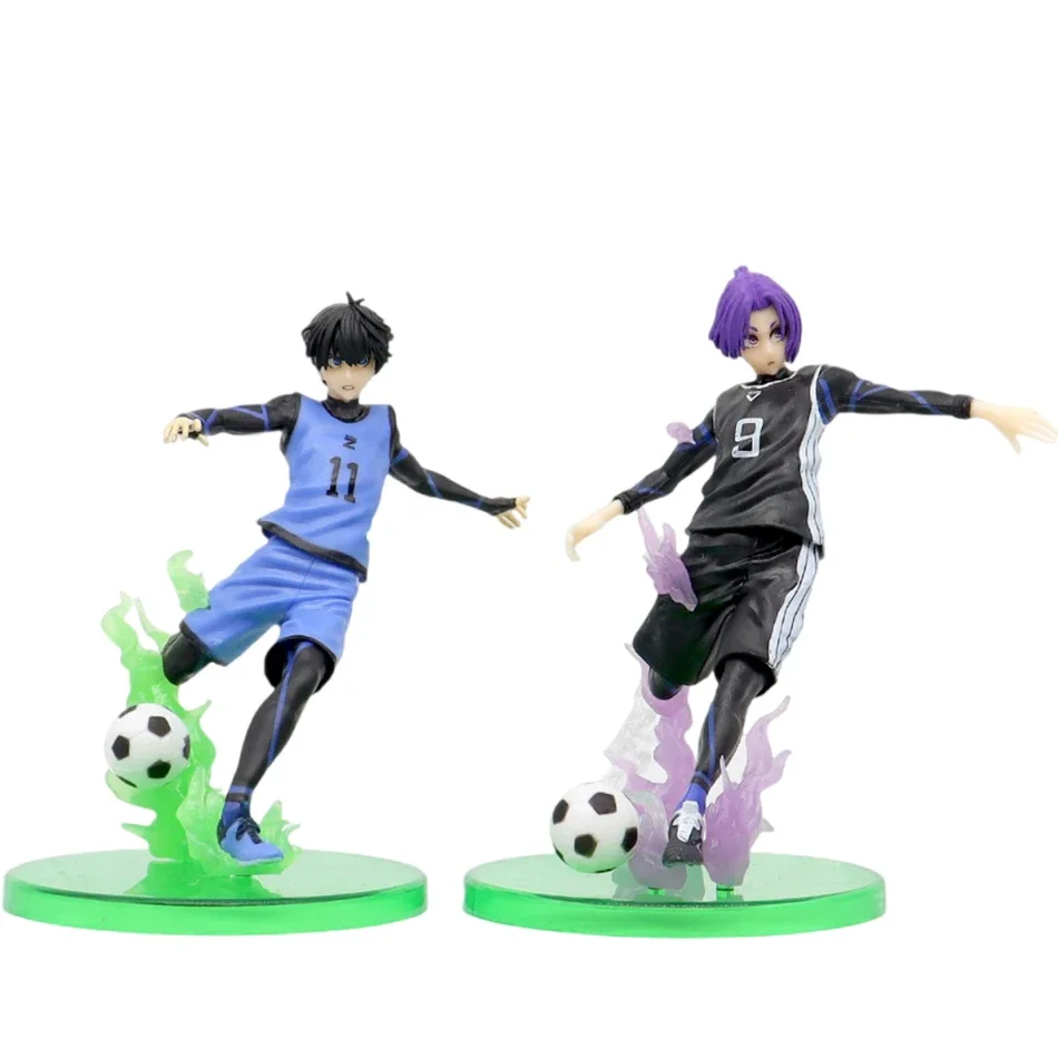 BLUE LOCK Anime Isagi Yoichi Seishiro Bachira Meguru Bachira Meguru Mikage Reo PVC Action Figures Anime Cartoon Model Toy Gift
